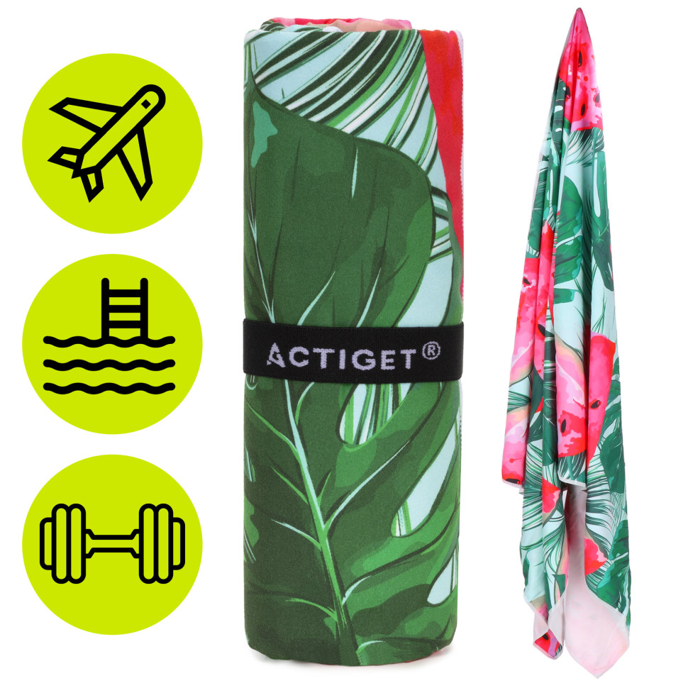 Рушник спортивний Actiget ACT0196, з мікрофібри 180x100 см