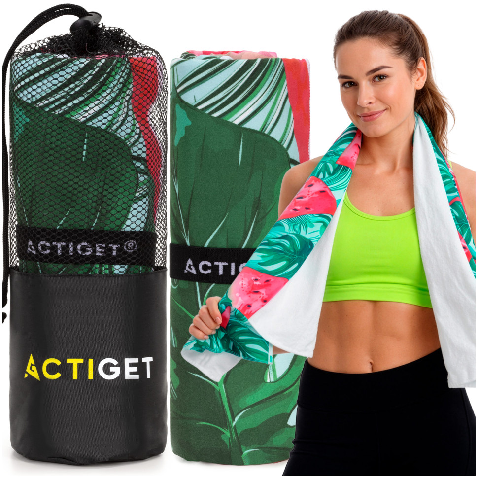 Рушник спортивний Actiget ACT0196, з мікрофібри 180x100 см