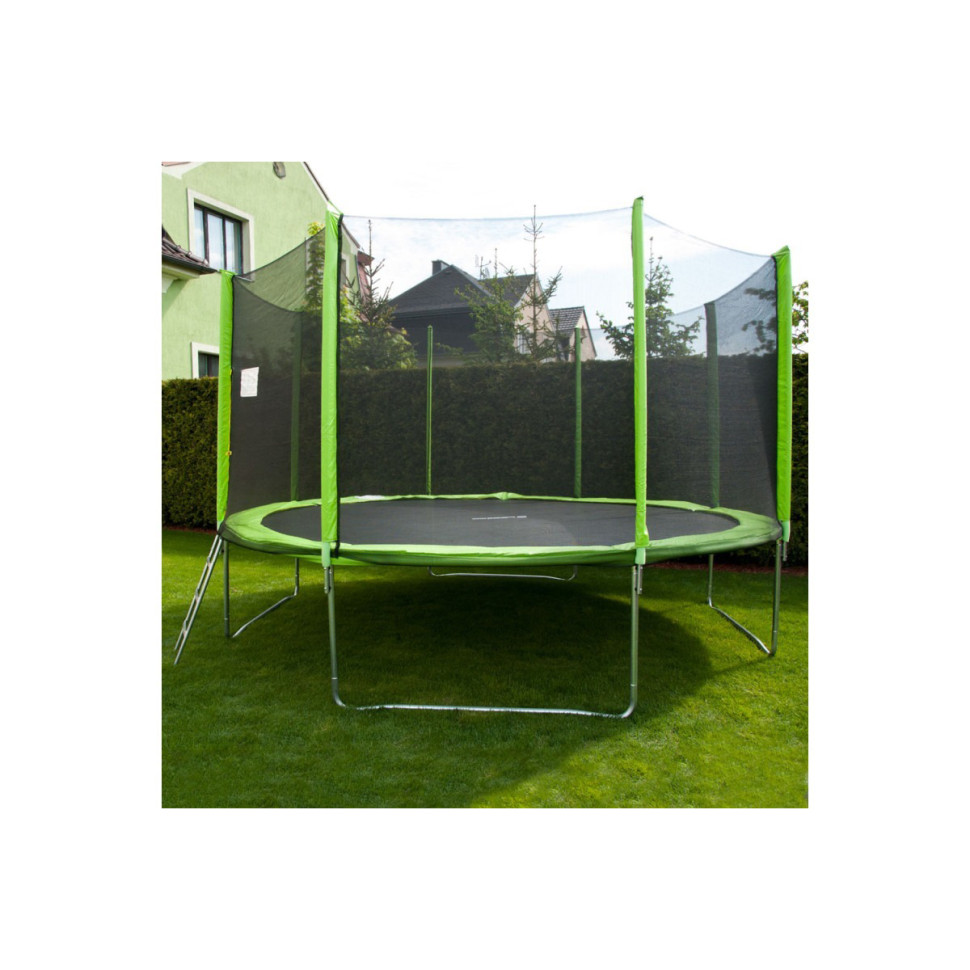 Батут із захисною сіткою та драбиною Froggy PRO inSPORTline 9775-1, 366 см
