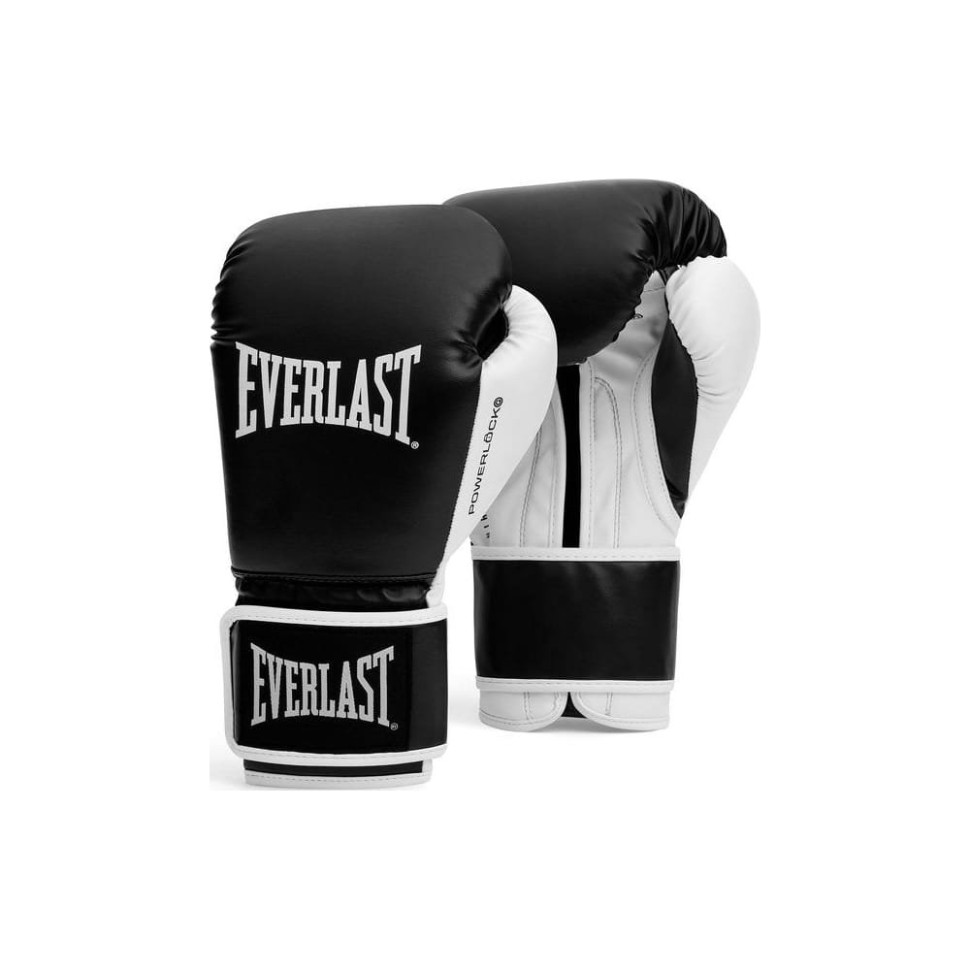 Боксерські рукавиці POWERLOCK OG TRAINING GLOVES Everlast P00004005-BK-WH-10 чорний/білий 10 унцій
