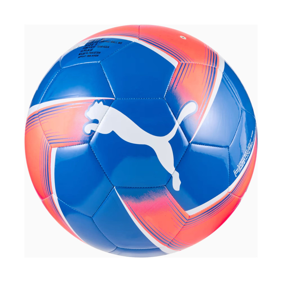 Мяч футбольный Prestige Ball Puma 084585-06 синий/красный, размер 5