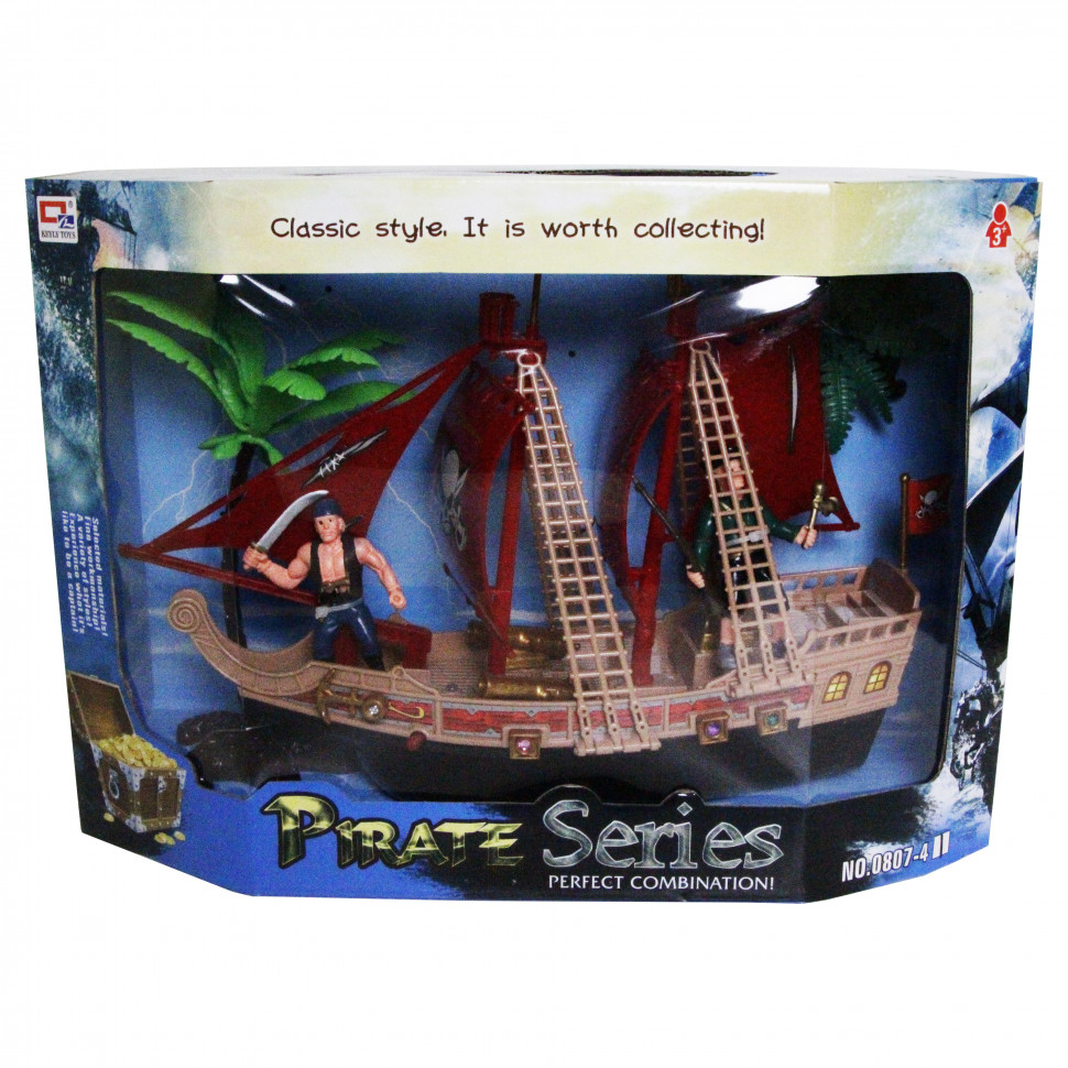 Іграшковий корабель піратів 0807-41 з піратами по цене 249 грн.