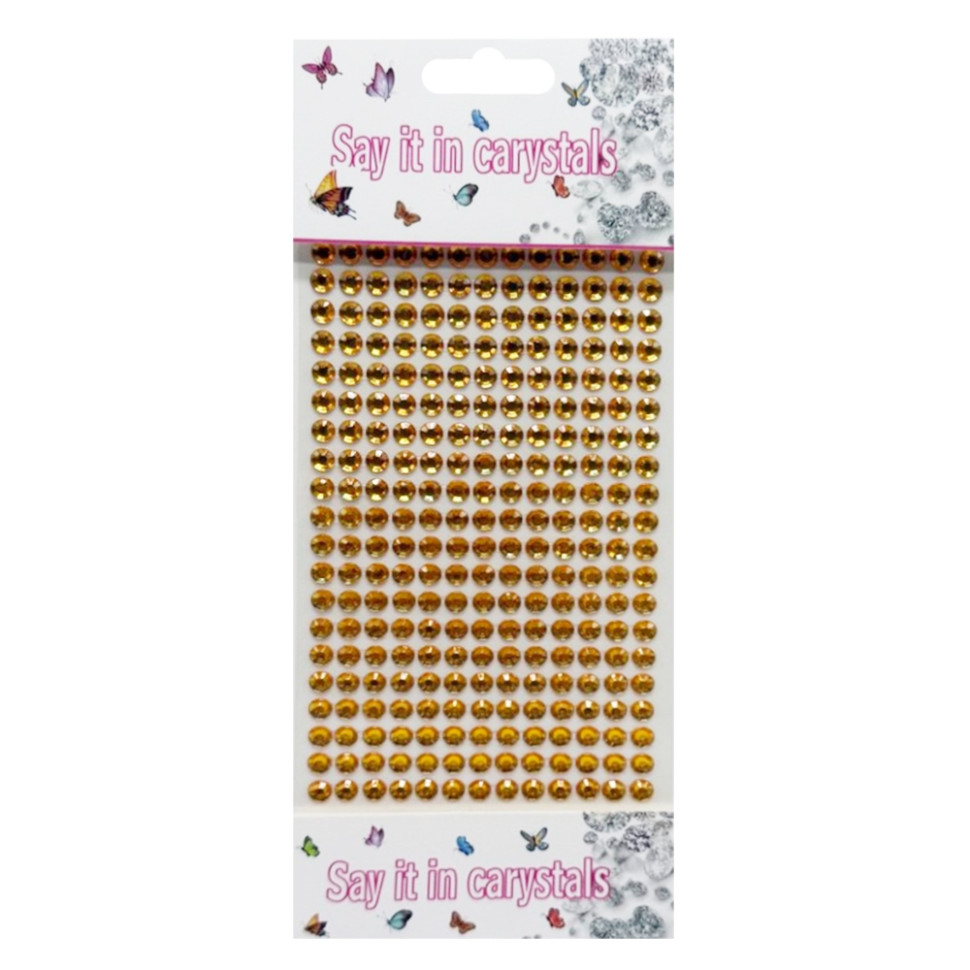 Декоративні наклейки Bambi XY-003(Gold) для авто, ноутбуків, телефонів