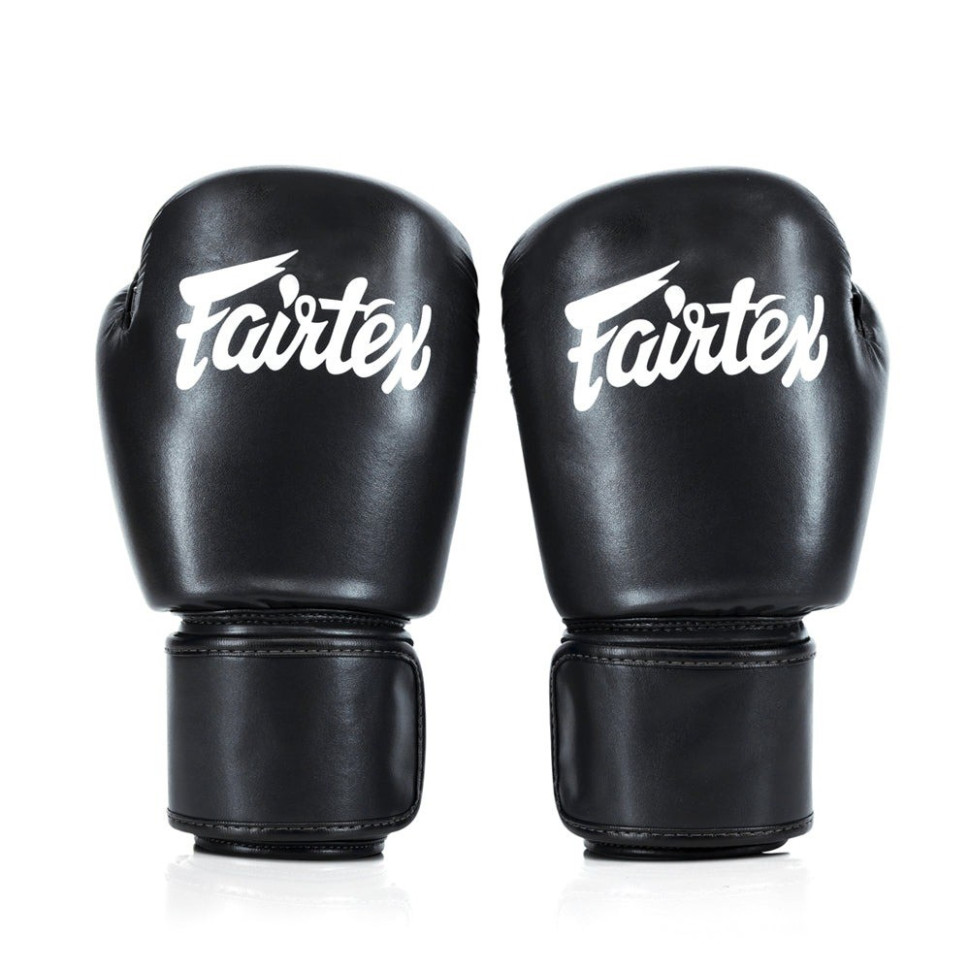 Боксерські рукавиці BGV27 Fairtex BGV27_12oz_Black 12 унцій (бинти в комплекті)