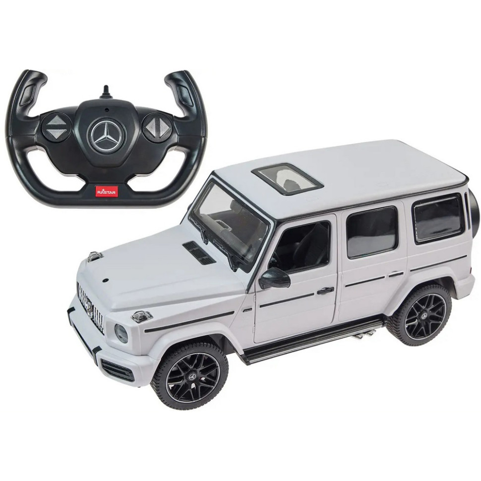 Машинка на радіокеруванні Mercedes-Benz G63 AMG Rastar 95760 white 1:14 