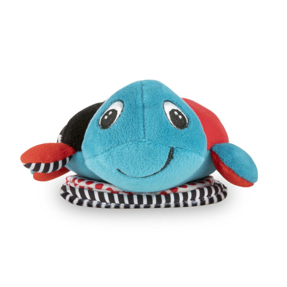 Игрушка плюшевая Морская черепаха Canpol babies 68/070_tur развивающая, музыкальная