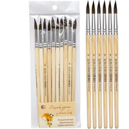 Кисточка художественная "Белка №6" COLOR-IT 89600, 1 шт