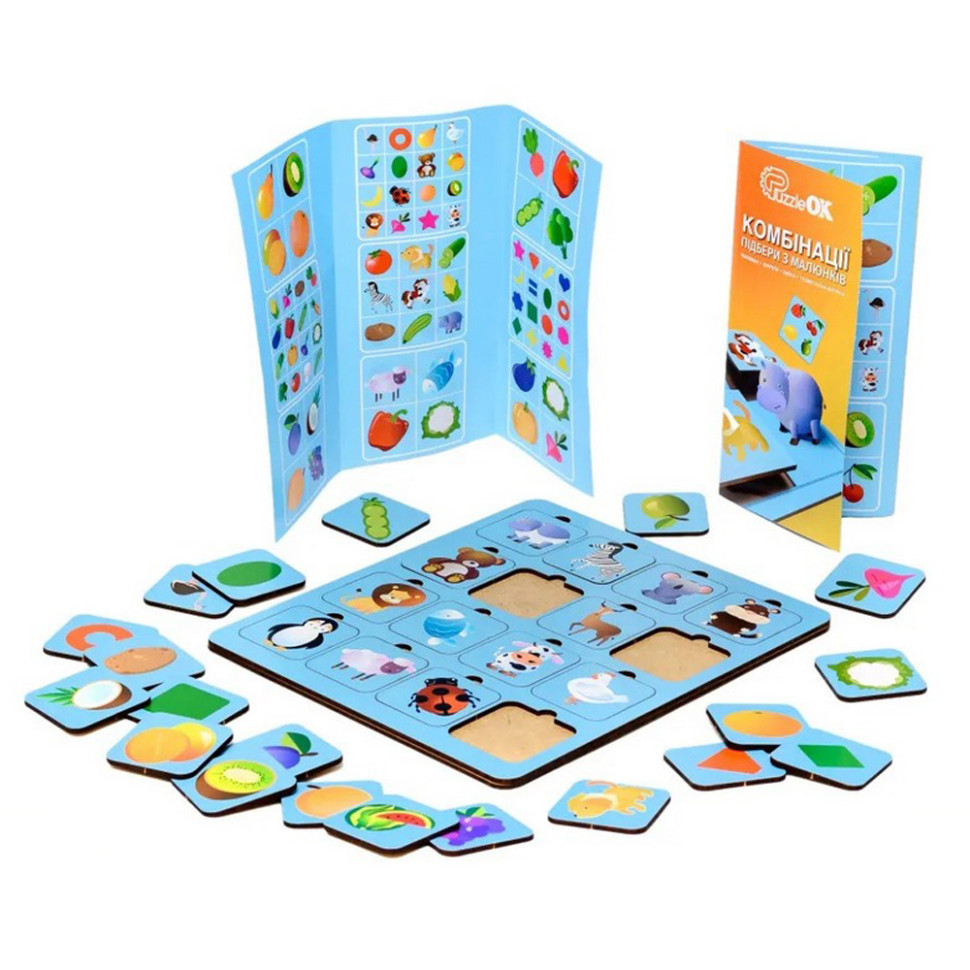 Розвиваюча іграшка для дітей Комбінації PuzzleOK Puz-88894
