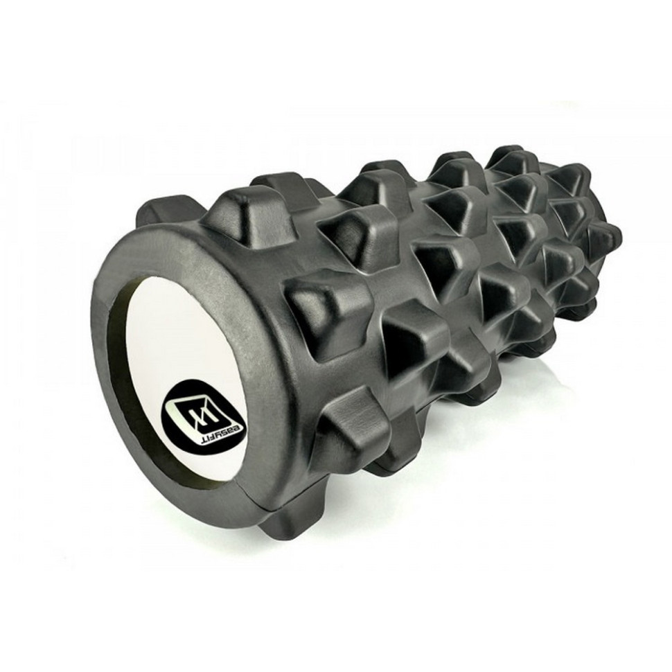 Масажний ролик Grid Roller PRO EasyFit EF-2015-BK 33 см, Чорний