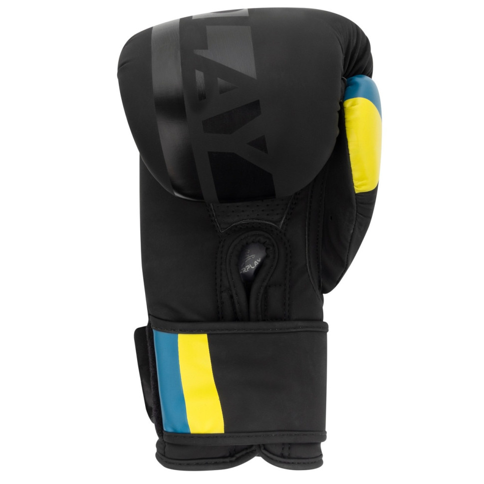 Боксерские перчатки 3021 Ukraine PowerPlay PP_3021_14oz_Black, Черные 14 унций