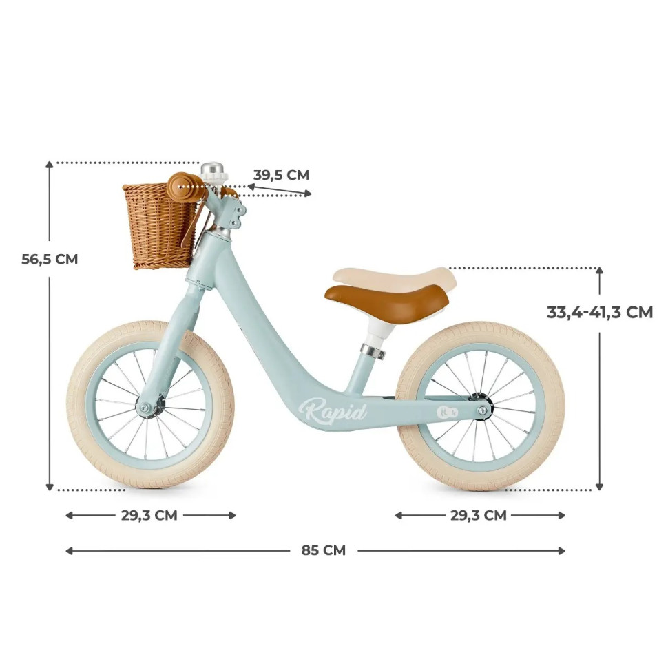 Дитячий Біговел Rapid 2 Kinderkraft KRRAPI02BLU0000 Blue Breeze