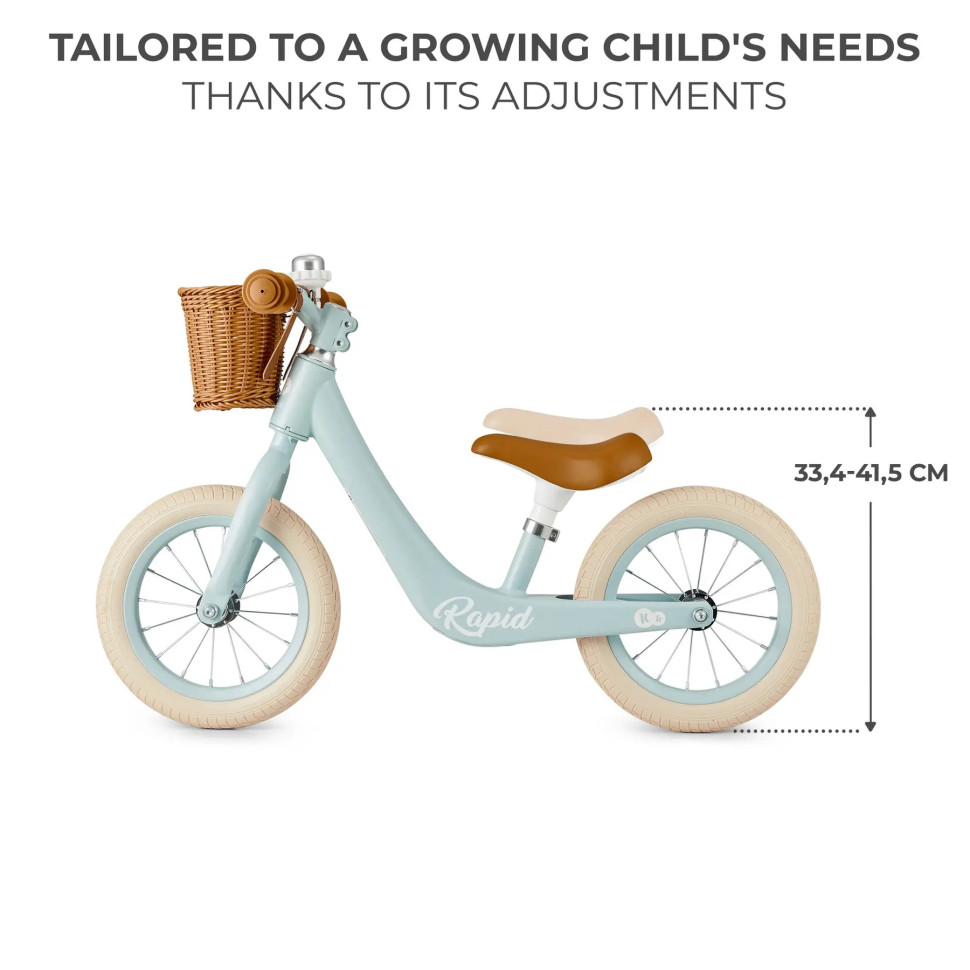Дитячий Біговел Rapid 2 Kinderkraft KRRAPI02BLU0000 Blue Breeze