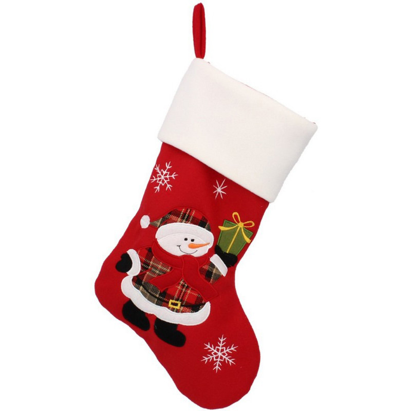 Новогодний декоративный носок 