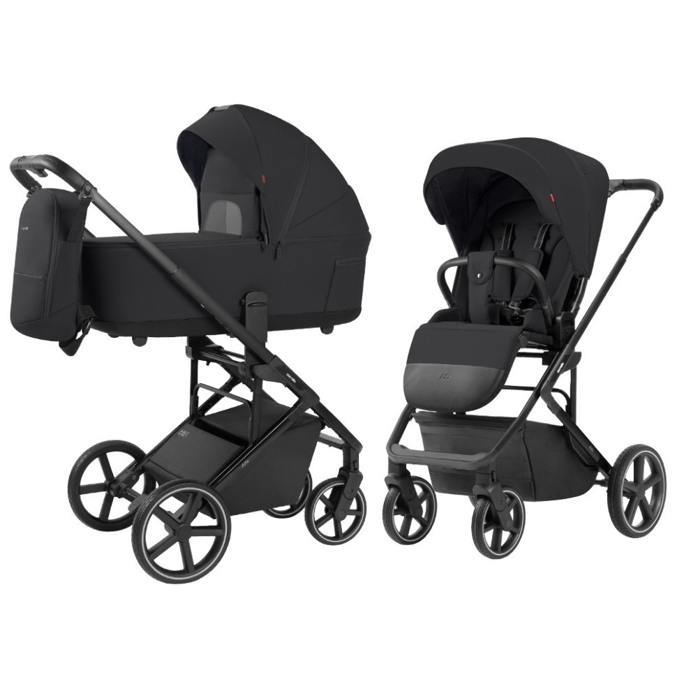Детская универсальная коляска 2 в 1 Alfa Carrello CRL-6522 Rock Black