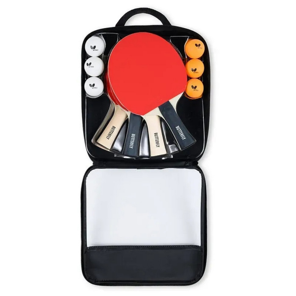 Набор для настольного тенниса Racket Set Easy 4 ракетки, 6 мячей 6257643202 Butterfly 932198