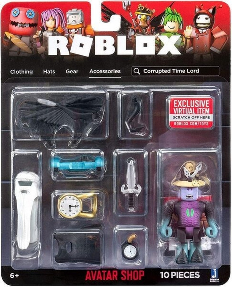 Ігрова колекційна фігурка Roblox Avatar Shop Corrupted Time Lord ROB0352