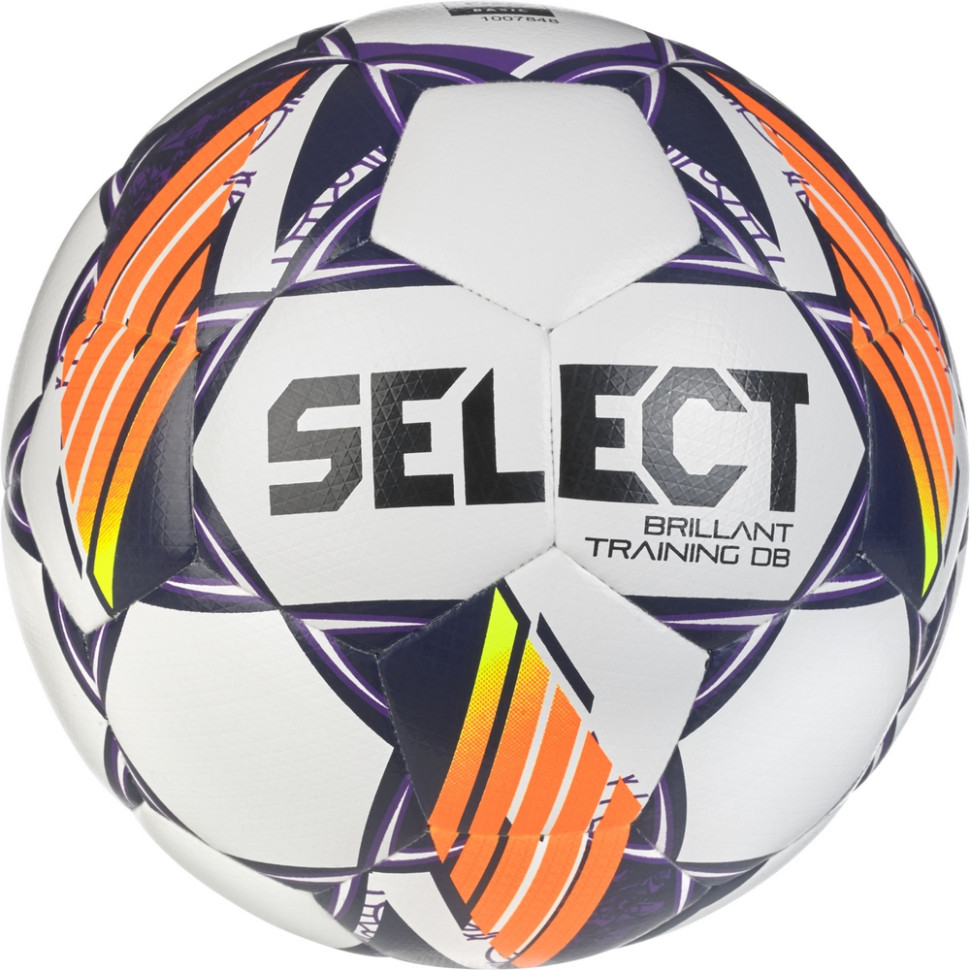 Мяч футбольный BRILLANT TRAINING DB v24 Select 086414-096 бело-фиолетовый № 4