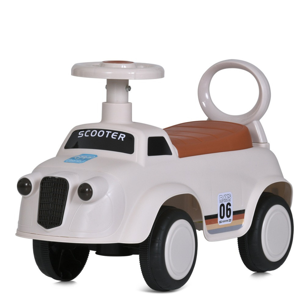 Дитяча каталка-толокар Bambi M 6023-13 білий, до 30 кг