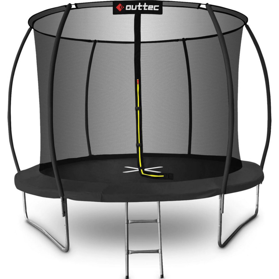 Батут з внутрішньою сіткою Pumpkin Outtec V312177, 435 см, чорний