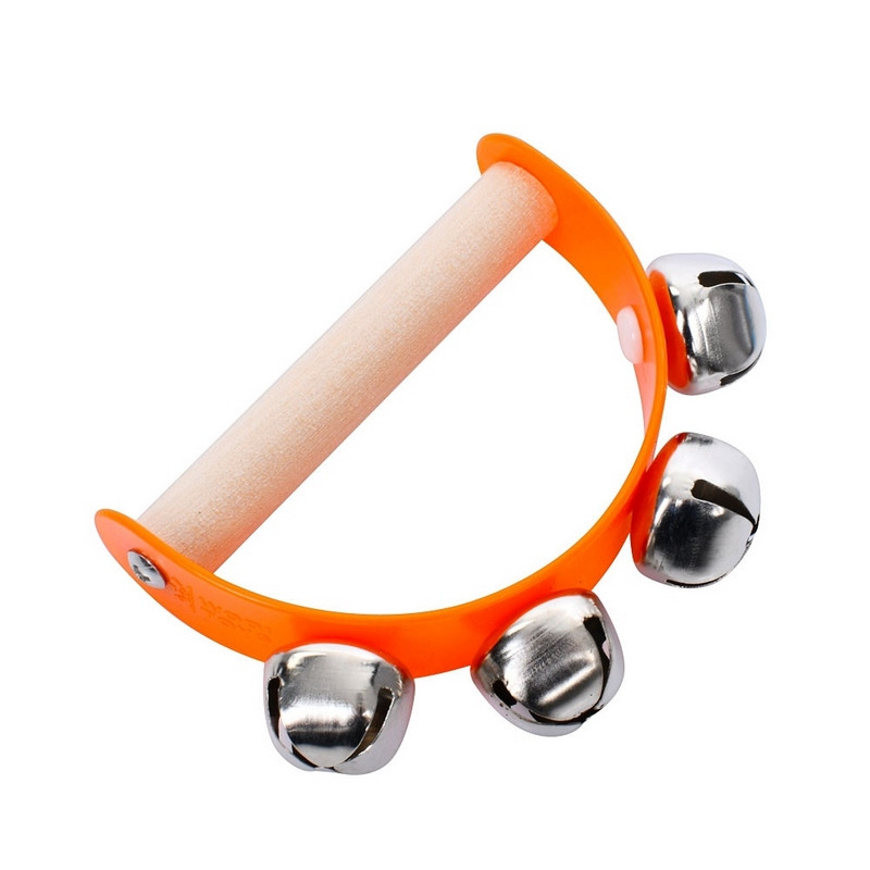 Дерев'яна іграшка Бубонець Bambi MD 0808(Orange) помаранчевий, розмір 10 x 6,5 см