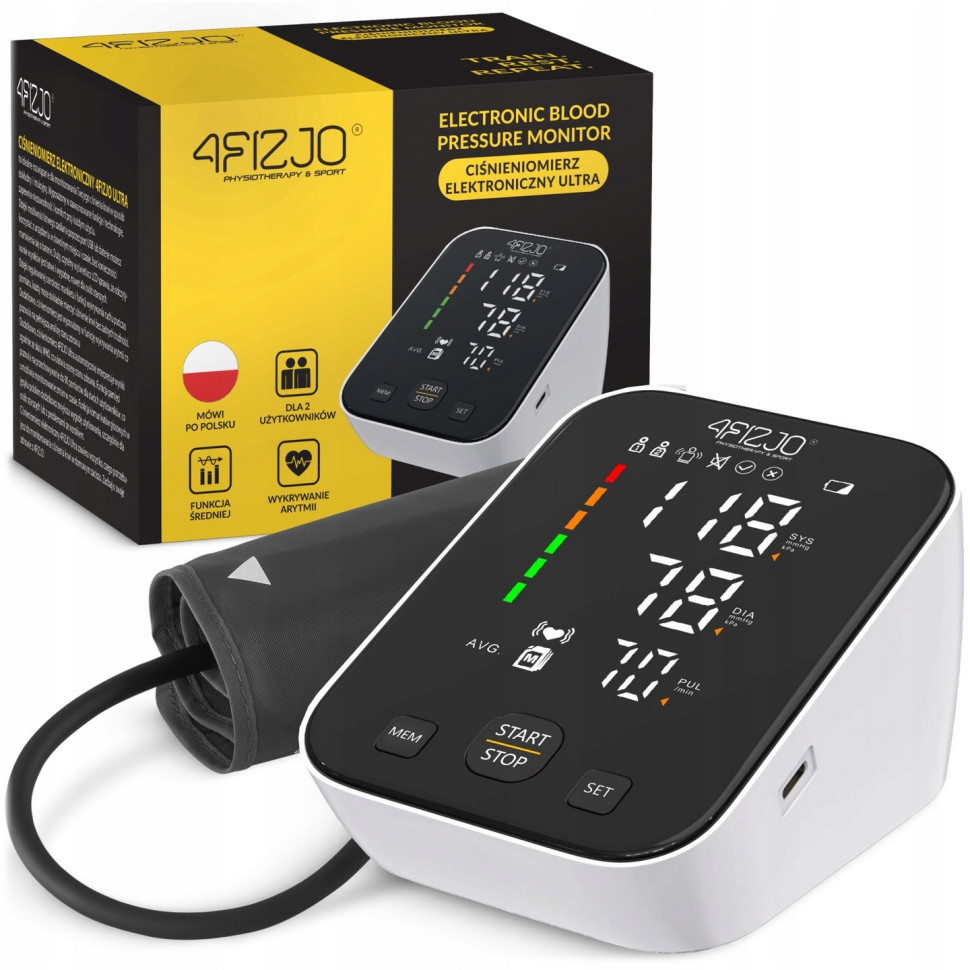 Тонометр автоматический Ultra 4FIZJO P-5905973402002
