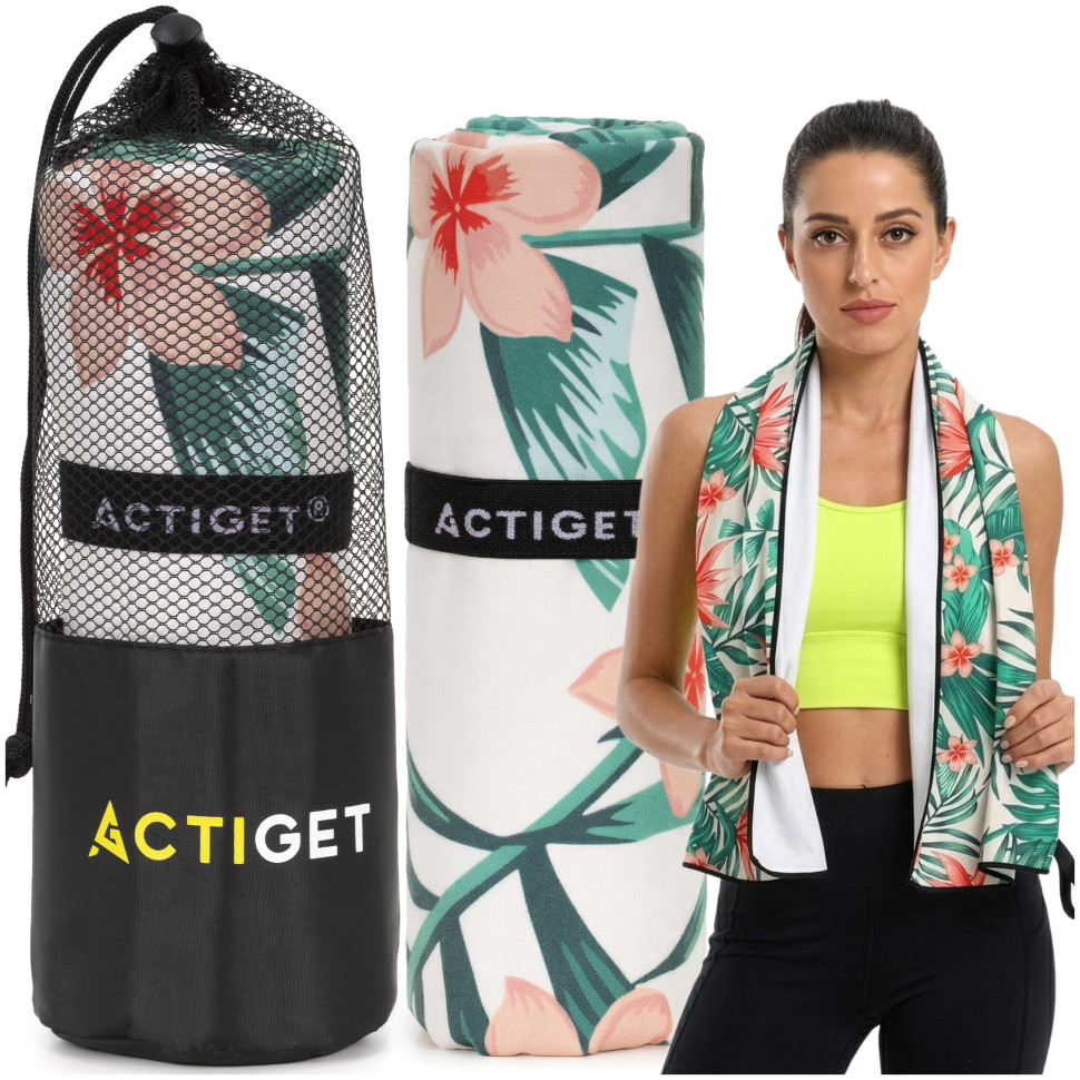 Рушник спортивний Actiget ACT0197, з мікрофібри 180x100 см