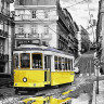 Картина за номерами. Rainbow Art "Жовтий трамвай" GX30147-RA 
