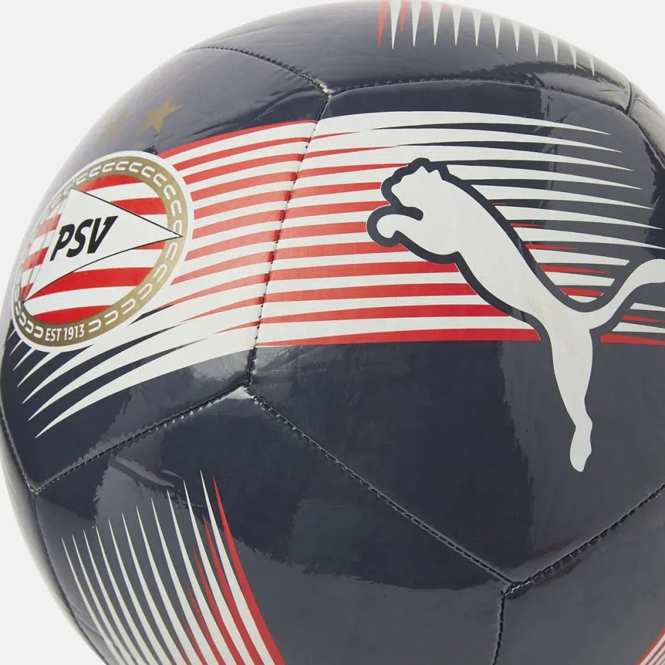 Мяч футбольный PSV Ess Ball Puma 084795-02 темно-синий размер 5