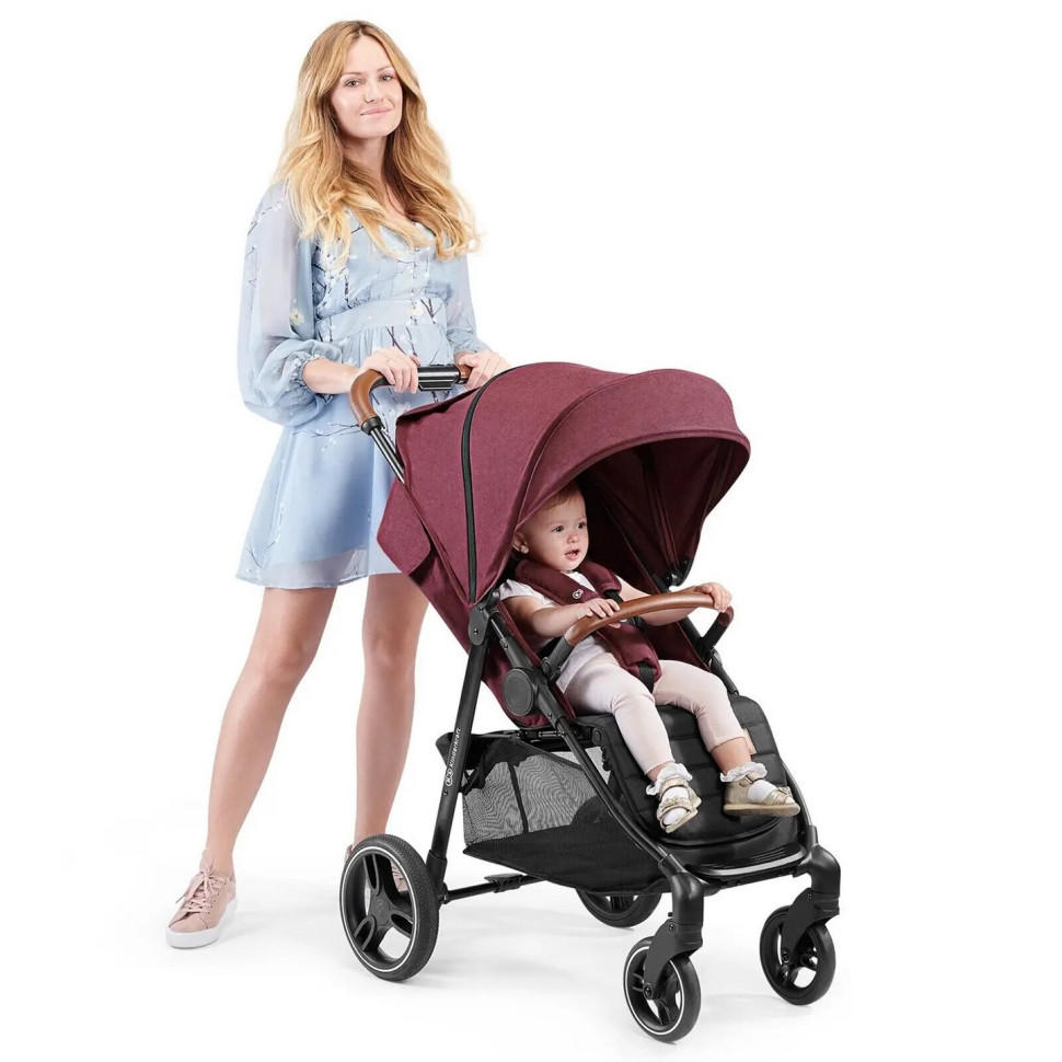 Прогулочная коляска Kinderkraft KKWGRANBRG000N Grande 2020 Burgundy