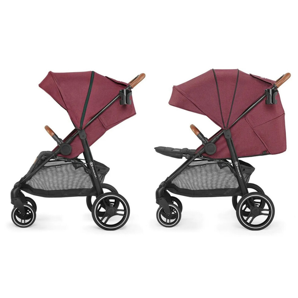 Прогулочная коляска Kinderkraft KKWGRANBRG000N Grande 2020 Burgundy