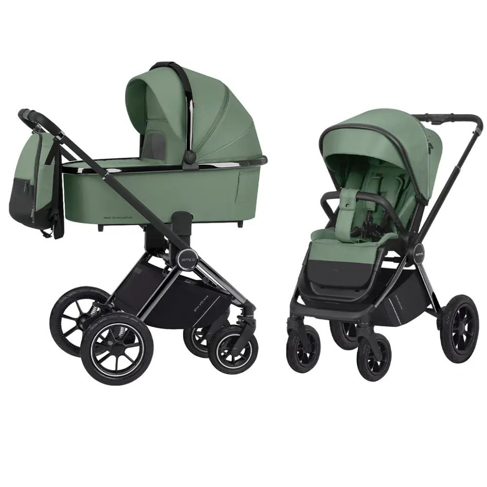 Коляска универсальная 2 в 1 Ultimo CARRELLO CRL-6518 Fern Green
