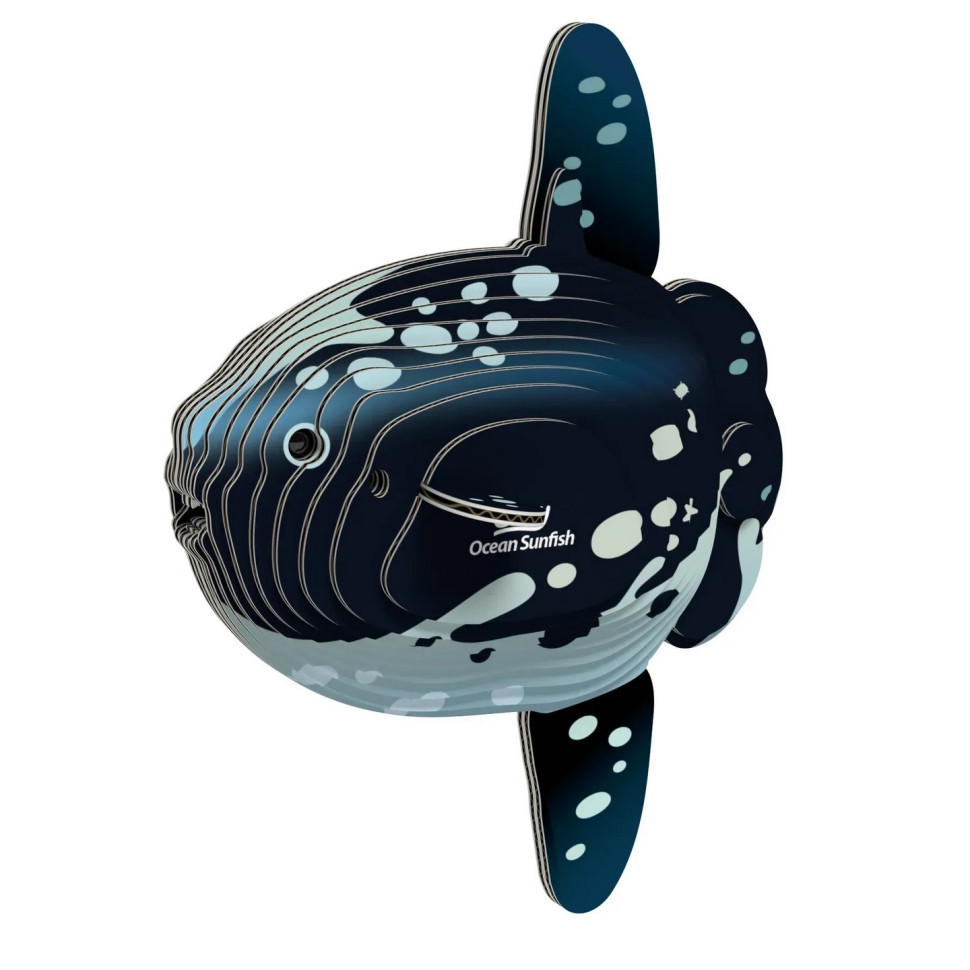 Збірна картонна 3D модель Зоопарк: Риба-місяць EUGY XEG-132, 6х3х8 см