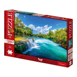 Пазл классический "Водопад" Danko Toys C380-06-04, 380 элементов