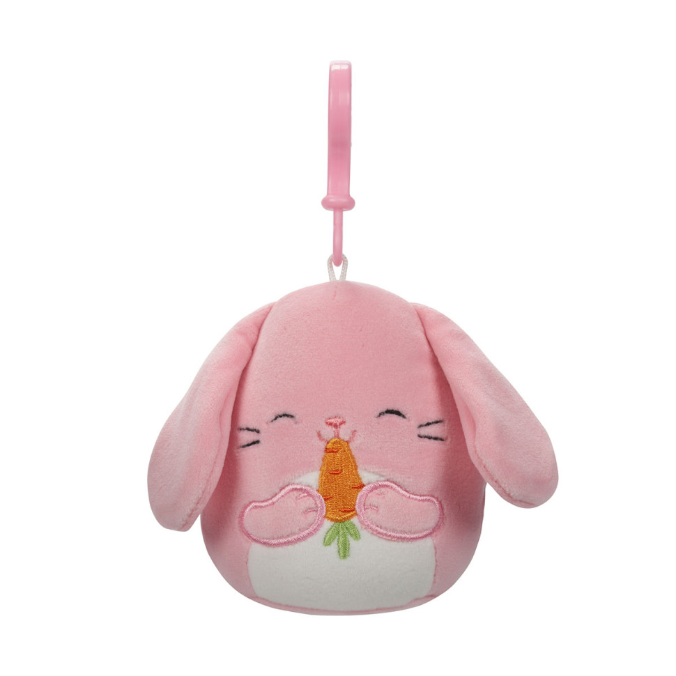 М'яка іграшка Кролик Боп Squishmallows SQCP00178 на кліпсі 9 см