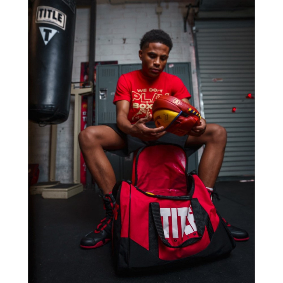 Спортивная сумка Boxing Individual Sport Bag TITLE ISB4 RD/BK, Red