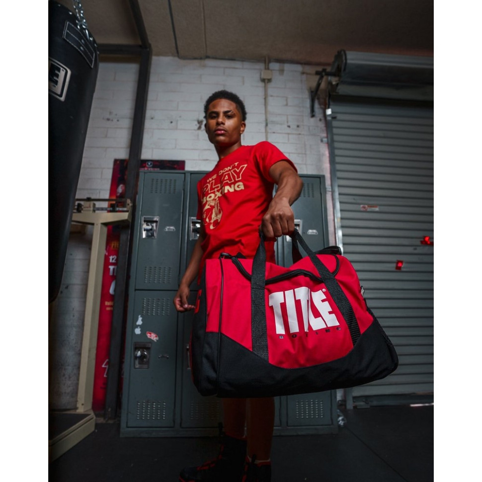 Спортивная сумка Boxing Individual Sport Bag TITLE ISB4 RD/BK, Red