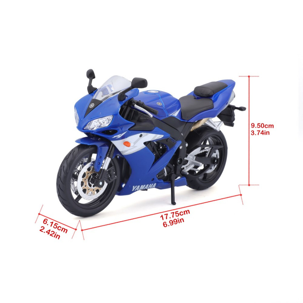 Модель мотоцикла Yamaha YZF-R1 Maisto 31101-17 (1:12) 