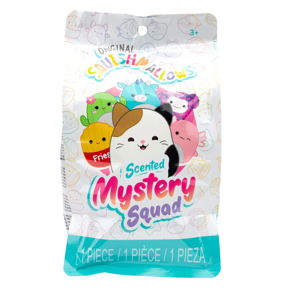 Мягкая игрушка-сюрприз Веселые фруктики Squishmallows SQCR07568, 13 см
