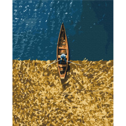 Картина по номерам "Озеро Свитязь" ©Roksolana Baran Brushme BS53752, 40х50 см