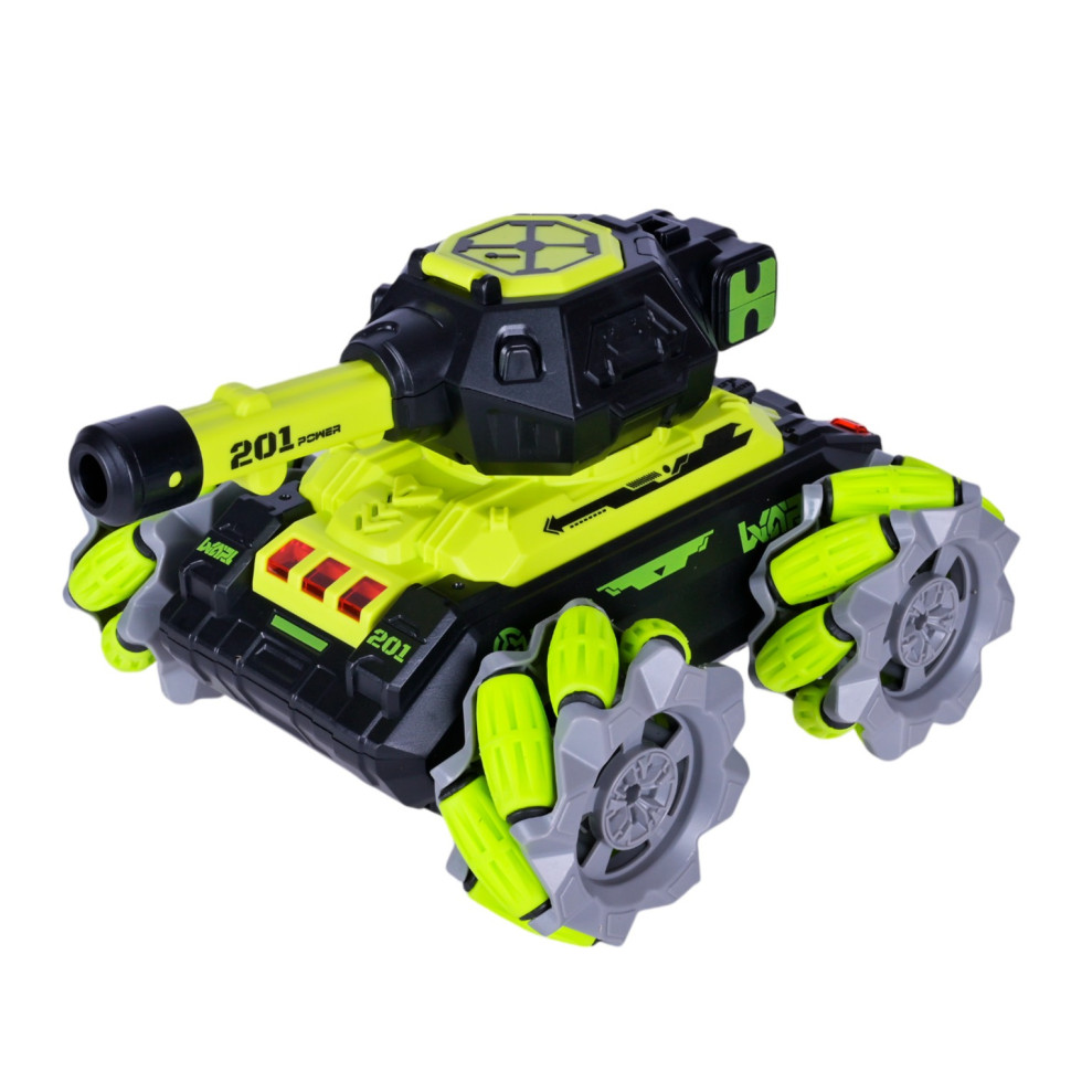 Танк на радіокеруванні Bambi KT907A(Light-Green) стріляє гелем, звук, світло