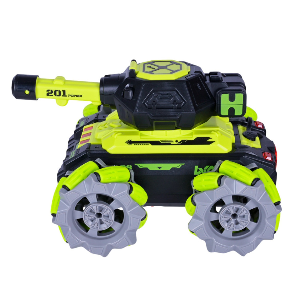 Танк на радіокеруванні Bambi KT907A(Light-Green) стріляє гелем, звук, світло