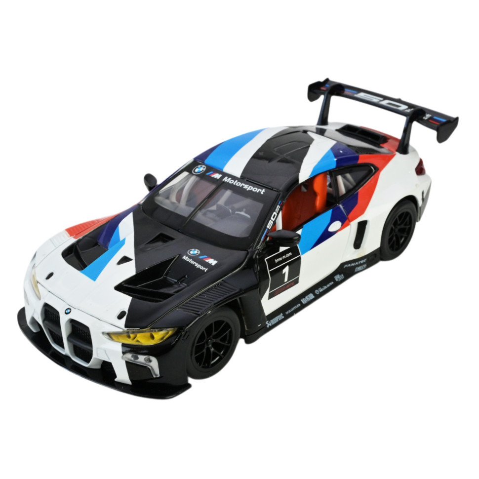 Колекційна машинка BMW M4 GT3 АВТОПРОМ 68282A(W) масштаб 1:24