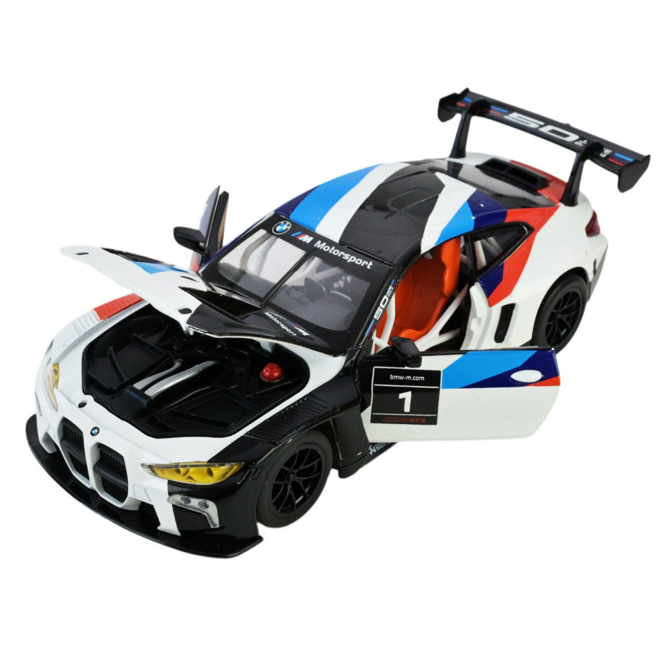 Колекційна машинка BMW M4 GT3 АВТОПРОМ 68282A(W) масштаб 1:24