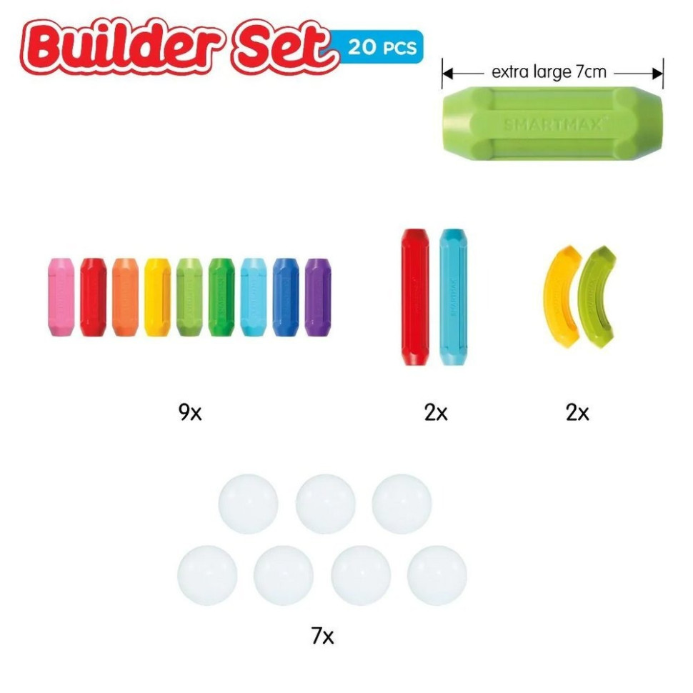 Магнітний конструктор Моє перше будівництво  SmartMax SMX 321, 20 деталей