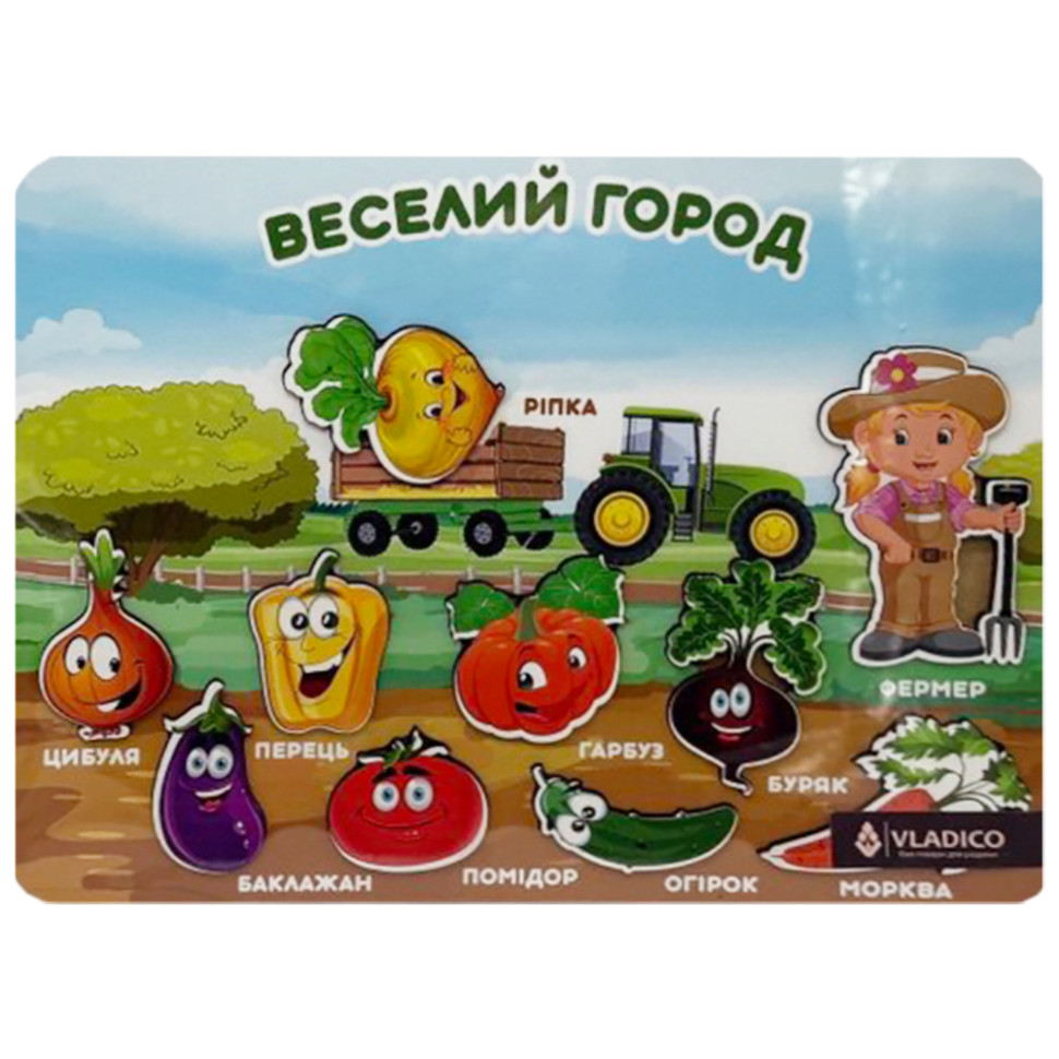 Деревянный пазл-вкладыш