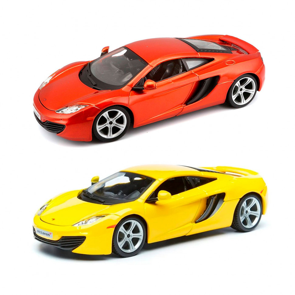 Автомодель - MCLAREN MP4-12C (асорті помаранчевий металік, жовтий металік, 1:24) 18-21074