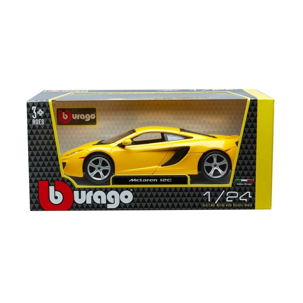 Автомодель - MCLAREN MP4-12C (асорті помаранчевий металік, жовтий металік, 1:24) 18-21074