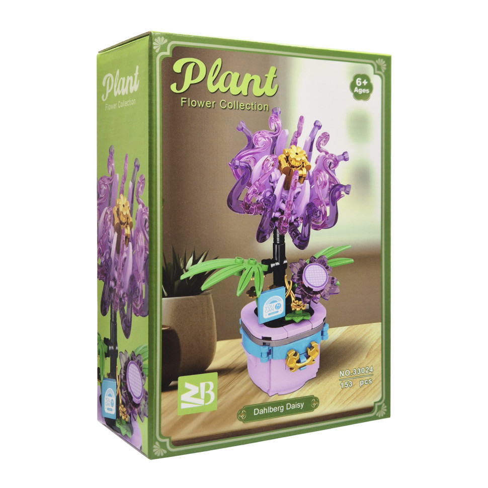 Дитячий конструктор Plant Flower Collection Bambi 33024, 153 деталей