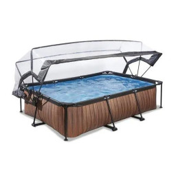 Бассейн каркасный с куполом Exit 30.20.32.10, 300х200х65см, 3700 л