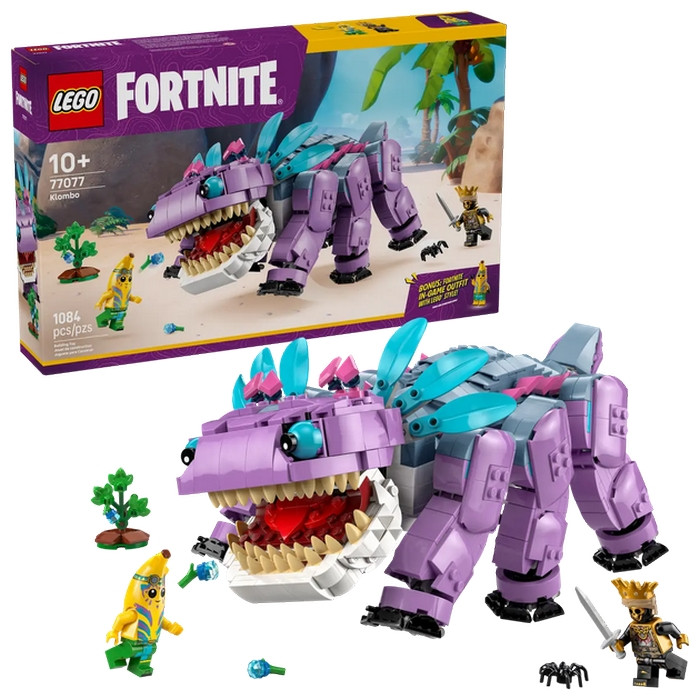 Конструктор Fortnite Klombo Island Adventure Peely LEGO 77077, 1084 детали